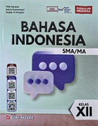 Image of Bahasa Indonesia SMA/MA Kelas XII